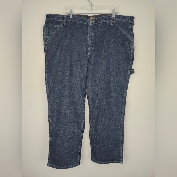 Lee Carpenter Loose Fit Straight Leg Quartz Stone Jeans 48x29 - Picture 1 of 11